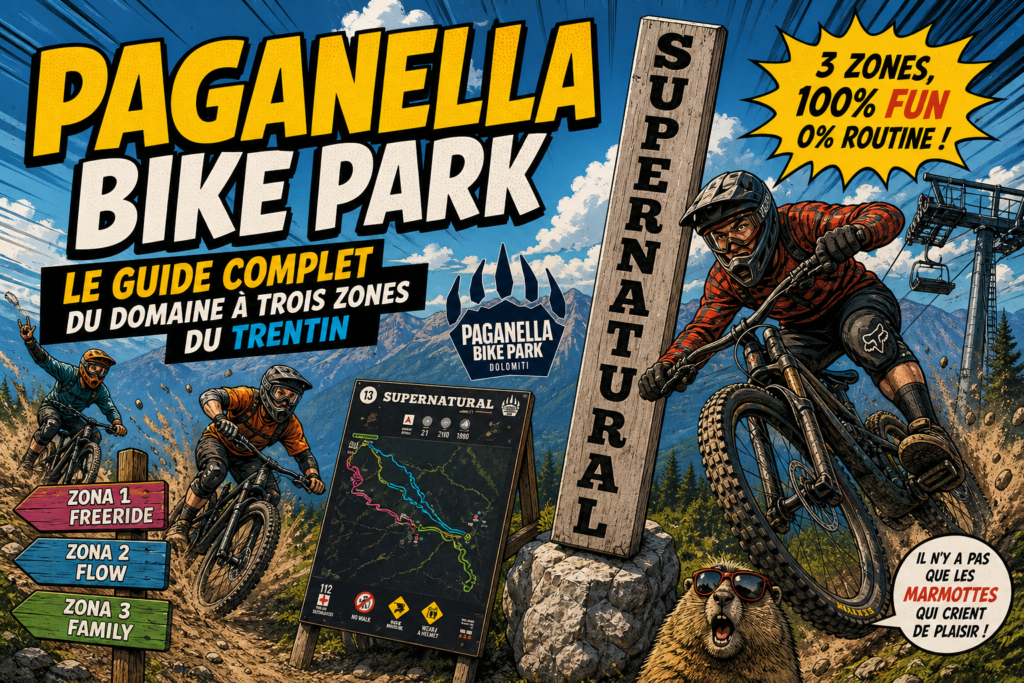 Paganella Bike Park le guide complet du domaine à trois zones du Trentin
